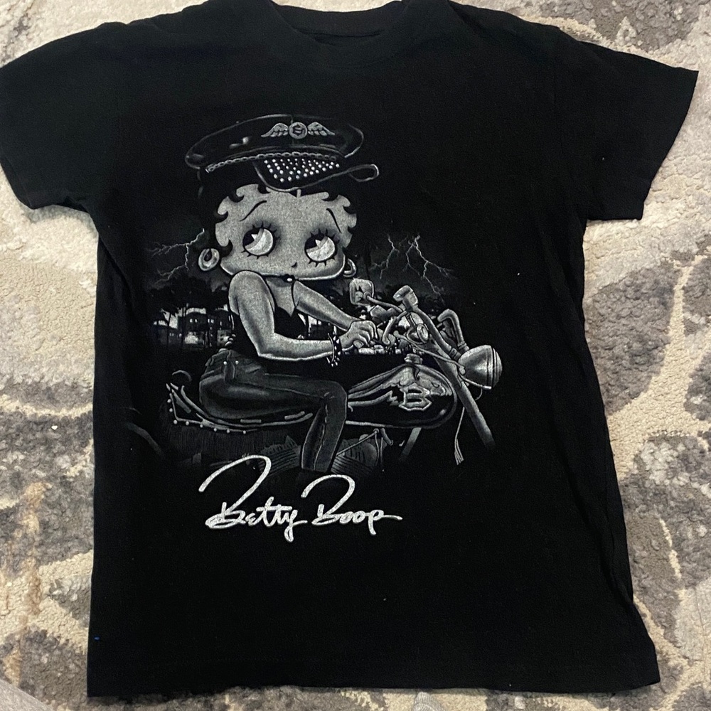 Betty Boop B&W Graphic Tee